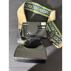 Minolta Hi-Matic AF2 35mm Film Camera 38mm f2.8 Lens Boho Strap Won't Power On
